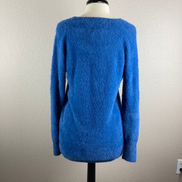 Aritzia Sunday Best Veruca Blue Chenille Sweater - XS - Picture 3 of 6